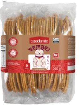 COOKIES SEMBEI CASA DE MÃE 260G GERGELIM