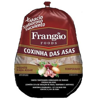 COXINHA ASA FRANGO FRANGÃO FOODS KG TEMPERADO