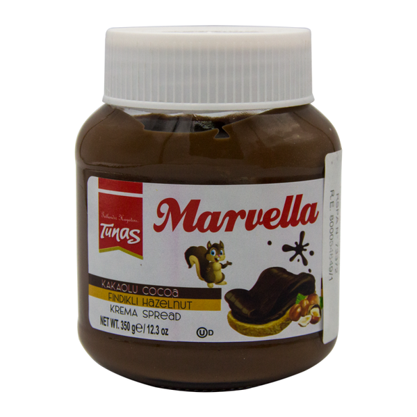 CREME AVELÃ TUNAS MARVELLA 350G VD CACAU