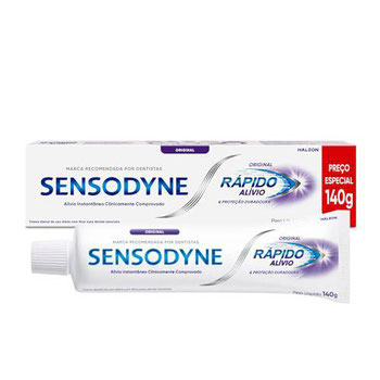 CREME DENTAL SENSODYNE 140G RÁPIDO ALÍVIO
