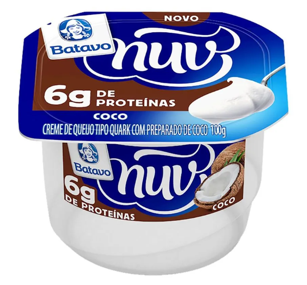 CREME QUARK BATAVO 100G NUV COCO