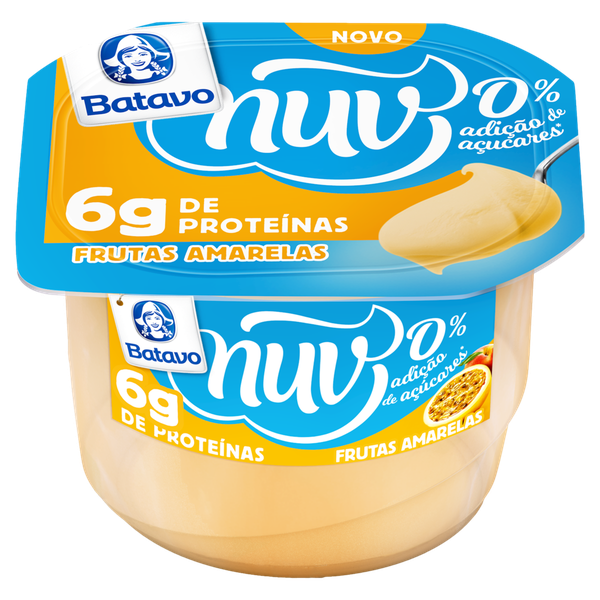 CREME QUARK BATAVO 100G NUV ZERO AÇUCAR FRUTAS AMARELAS