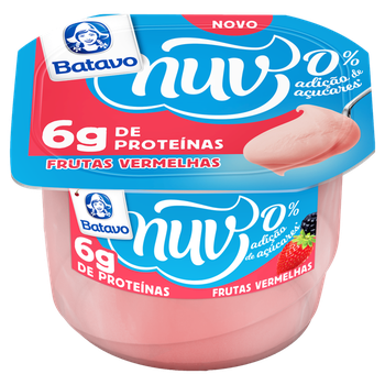 CREME QUARK BATAVO 100G NUV ZERO AÇUCAR FRUTAS VERMLHAS