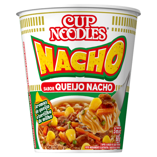 CUP NOODLES NISSIN 68G NACHO