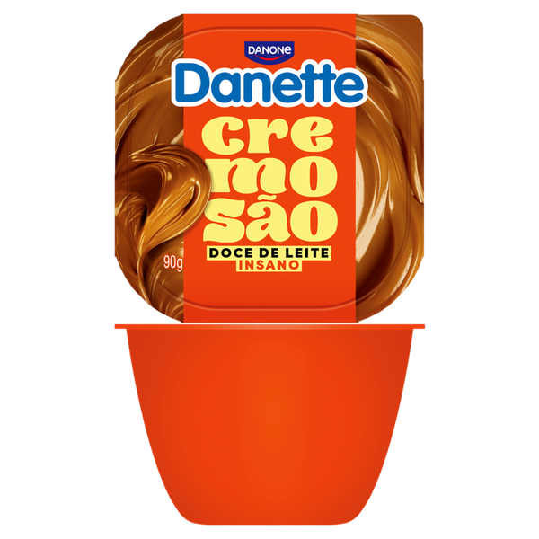 DANETTE 90G CREMOSÃO DOCE LEITE