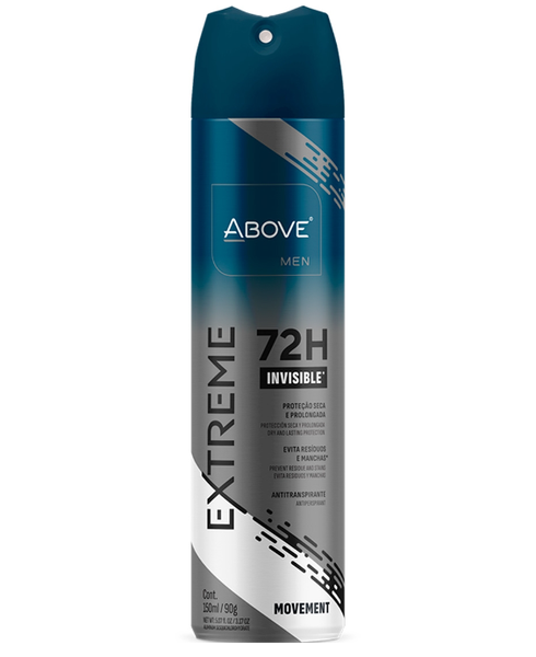 DESODORANTE ABOVE AER.150ML MEN EXTREME 72H MOVEMENT