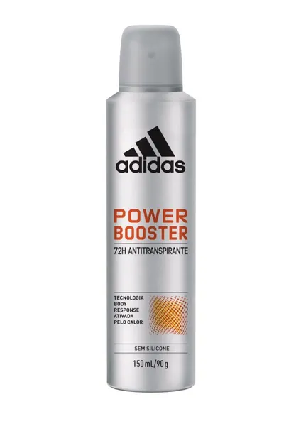 DESODORANTE ADIDAS AEROSOL MASC 150ML POWER BOOSTER