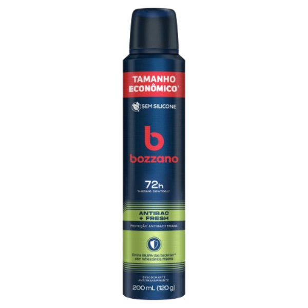 DESODORANTE BOZZANO AEROSOL 200ML ANTIBAC FRESH