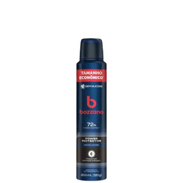 DESODORANTE BOZZANO AEROSOL 200ML CARVÃO ATIVADO