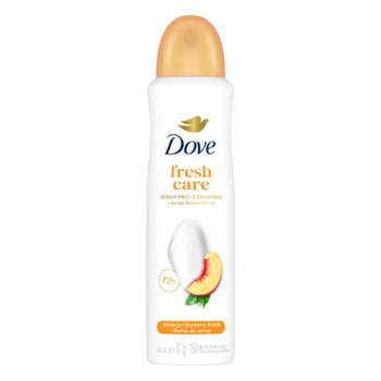 DESODORANTE DOVE AEROSOL FEMININO 150ML PESSEGO LEITE