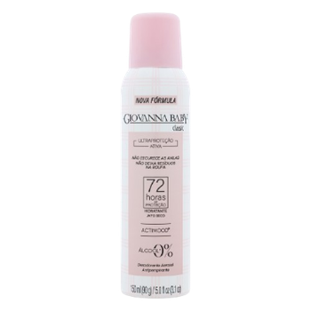 DESODORANTE GIOVANNA BABY AEROSOL 150ML 72H CLASSIC