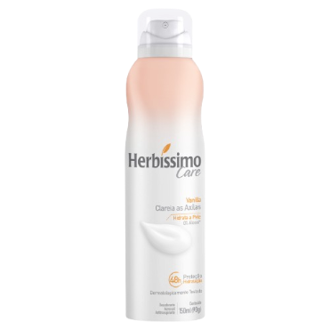 DESODORANTE HERBISSIMO CARE AEROSOL 150ML VANILLA