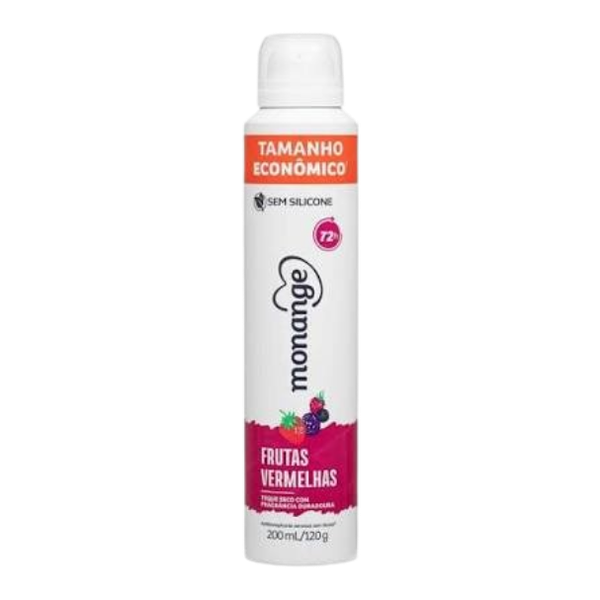 DESODORANTE MONANGE AEROSOL 200ML FRUTAS VERMELHAS