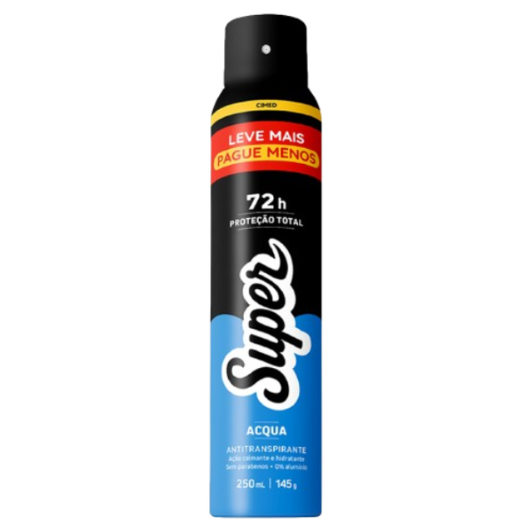 DESODORANTE SUPER AEROSOL MEN 250ML ACQUA