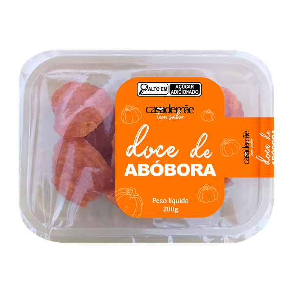DOCE ABÓBORA CASA DE MÃE 200G BDJ