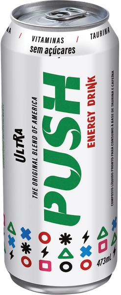 ENERGÉTICO PUSH 473ML LT SEM AÇÚCAR