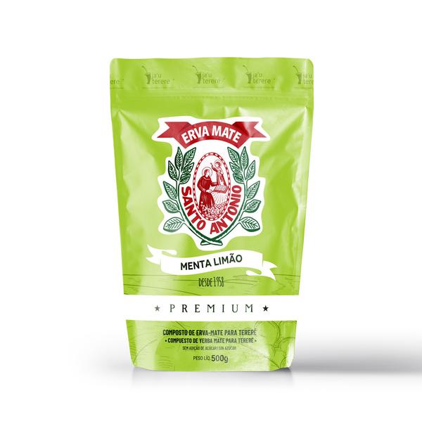 ERVA MATE SANTO ANTÔNIO 500G PREMIUM MENTA/LIMÃO