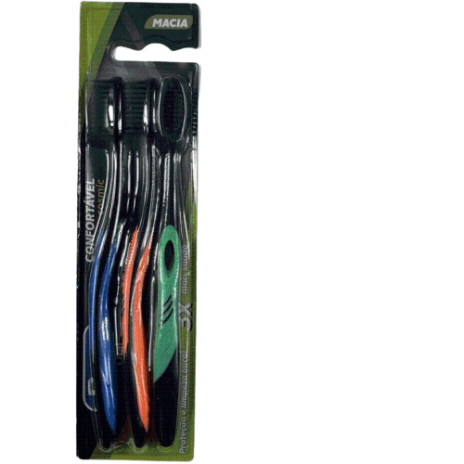 ESCOVA DENTAL BIO MACIA C/3 REF.123