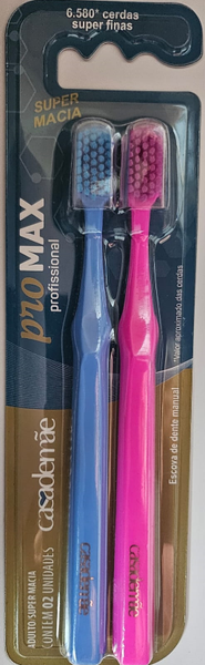 ESCOVA DENTE CASA DE MÃE C/2 PROMAX SUPERMACIA