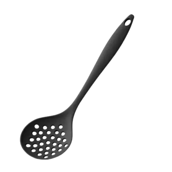 ESCUMADEIRA CASA DE MÃE 34X10CM SILICONE PRETA