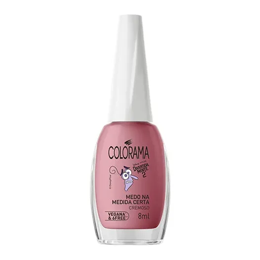 ESMALTE COLORAMA 8ML DIVERTIDAMENTE MEDO NA MEDIDA CERTA
