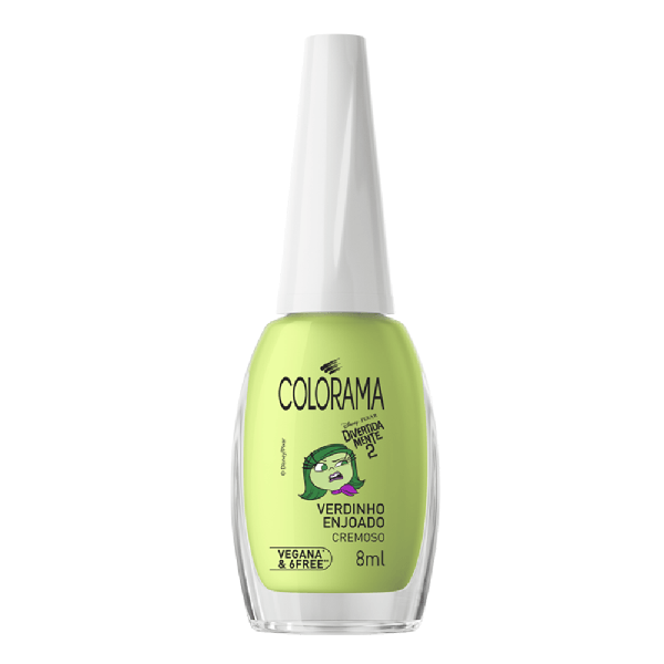 ESMALTE COLORAMA 8ML DIVERTIDAMENTE VERDINHO ENJOADO