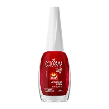 ESMALTE COLORAMA 8ML DIVERTIDAMENTE VERMELHO FURIA