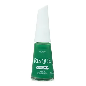 ESMALTE RISQUÉ 8ML CREMOSO VERDE ESMERALDA