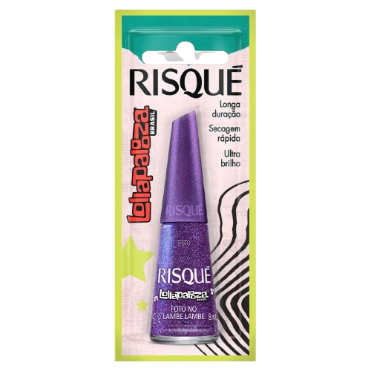 ESMALTE RISQUE 8ML LOLLAPALOOZA FOTO LAMBE LAMBE
