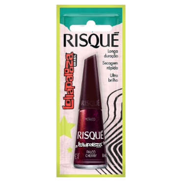 ESMALTE RISQUE 8ML LOLLAPALOOZA PALCO CHERRY