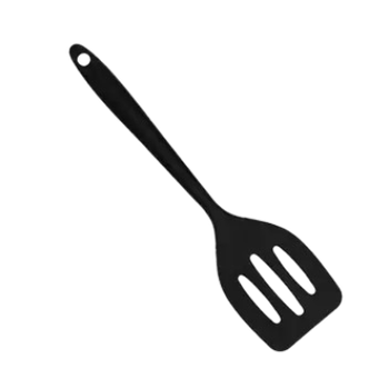 ESPATULA CASA DE MÃE SILICONE VAZADA PRETA