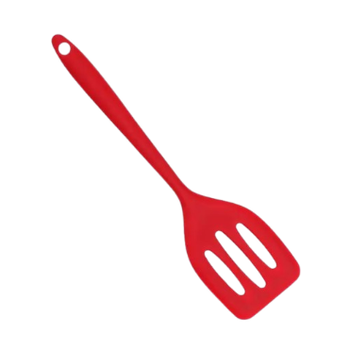 ESPATULA CASA DE MÃE SILICONE VAZADA VERMELHA