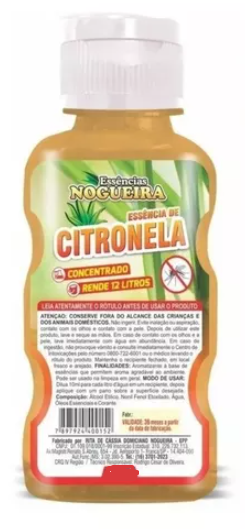 ESSÊNCIA NOGUEIRA 250ML CITRONELA