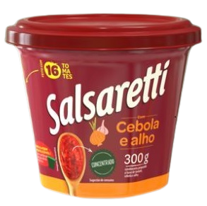 EXTRATO DE TOMATE SALSARETTI 300G PT CEBOLA/ALHO