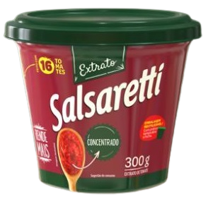 EXTRATO DE TOMATE SALSARETTI 300G PT TRADICIONAL