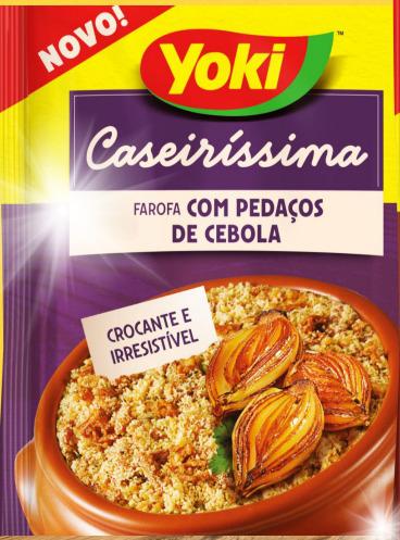 FAROFA YOKI 200G CASEIRÍSSIMA C/CEBOLA