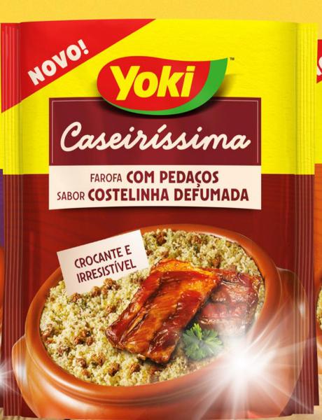 FAROFA YOKI 200G CASEIRÍSSIMA C/COSTELA DEFUMADA