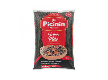 FEIJÃO PICININ 1KG PRETO