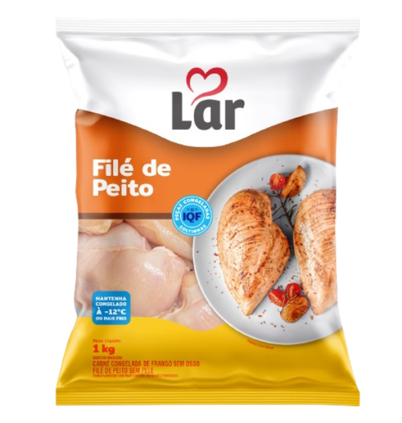 FILE PEITO FRANGO LAR FOODS 1KG IQF