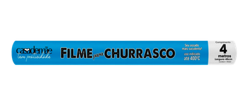 FILME CHURRASCO CASA DE MÃE 45CMX4M ALUMÍNIO