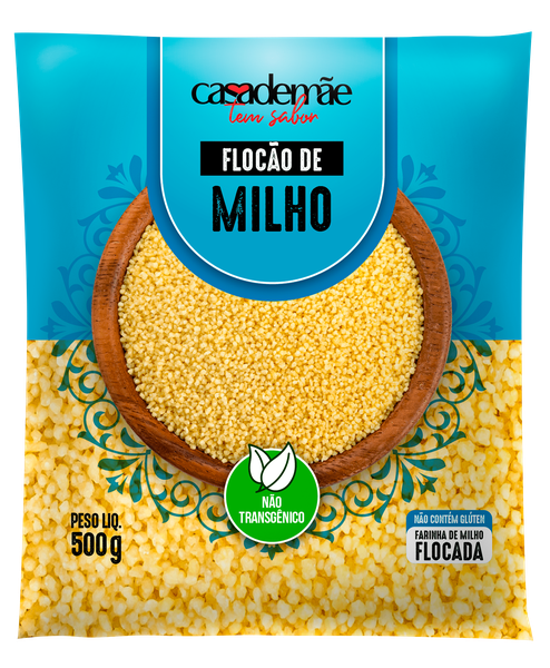 FLOCÃO MILHO CASA DE MÃE 500G