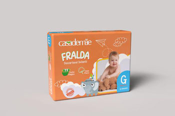 FRALDA CASA DE MÃE G C/60