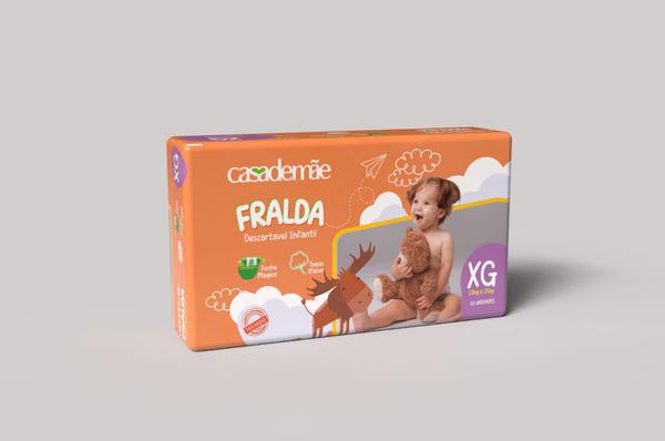FRALDA CASA DE MÃE XG C/50