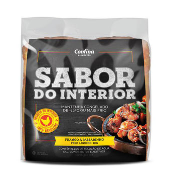 FRANGO CONFINA 1KG PASSARINHO TEMPERADO