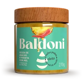 GELEIA BALDONI 270G C/MEL ABACAXI C/PIMENTA