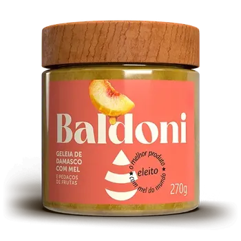 GELEIA BALDONI 270G C/MEL DAMASCO