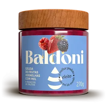 GELEIA BALDONI 270G C/MEL FRUTAS VERMELHA