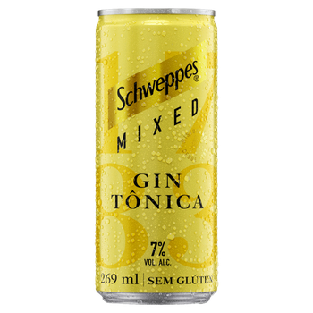 GIN TÔNICA SCHWEPPES 269ML LT MIXED