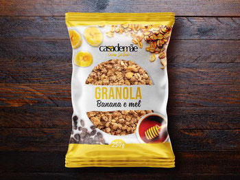 GRANOLA CASA DE MÃE 250G BANANA/MEL