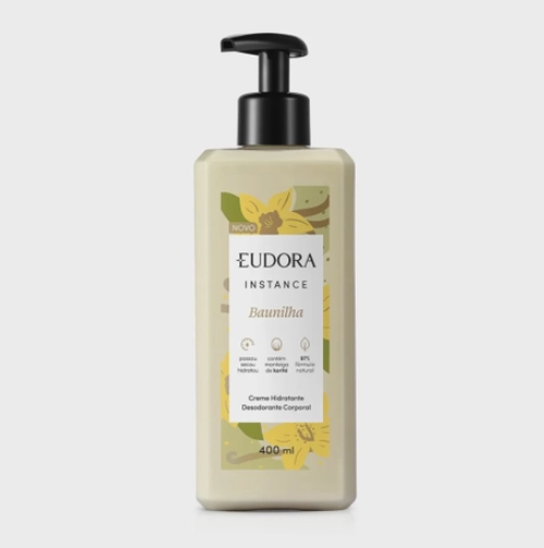 HIDRATANTE EUDORA INSTANCE 400ML BAUNILHA